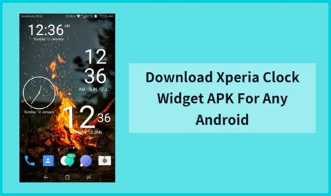 Download Xperia Clock Widget Apk For Any Android.